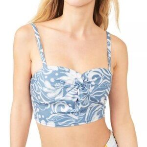 NWT Free People Movement Women's Double Take Printed Crop Top Size Large